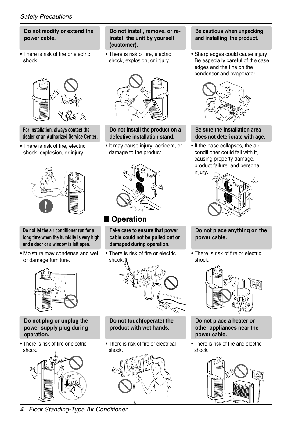 Operation | Beko LG-BKE 9300 D User Manual | Page 4 / 26
