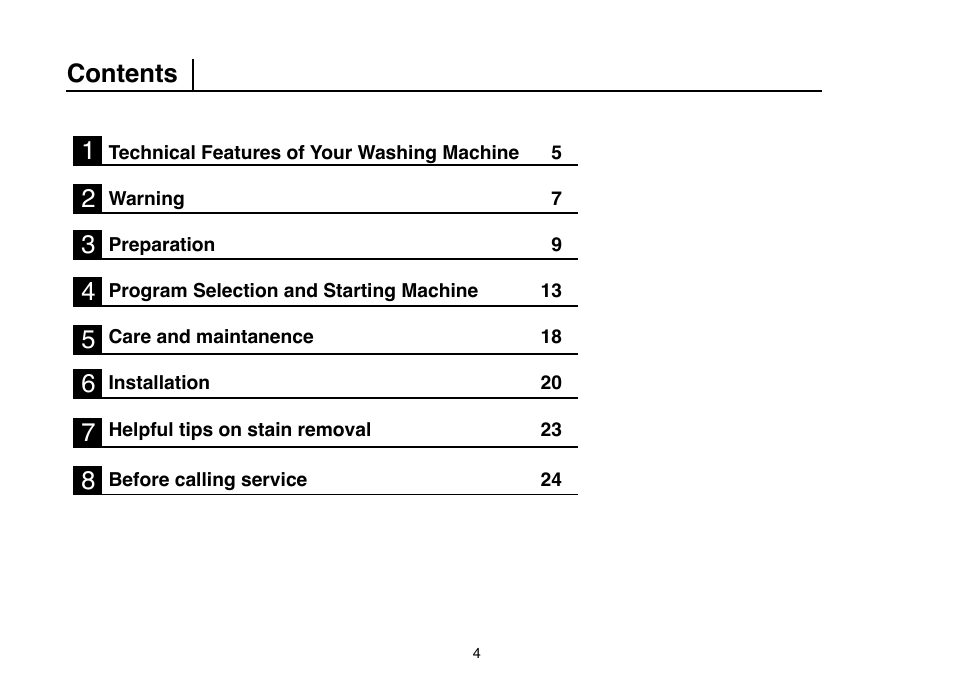 Beko D 5081 BS User Manual | Page 4 / 24