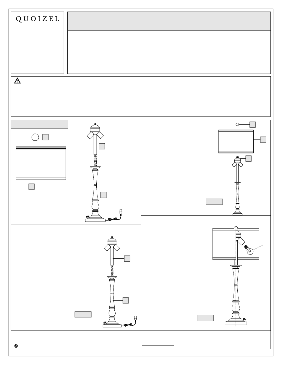 Quoizel VVAM6130BN Vivid Collection Ambrose User Manual | 2 pages