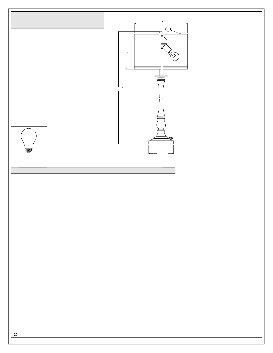 Quoizel VVAM6130BN Vivid Collection Ambrose User Manual | Page 2 / 2