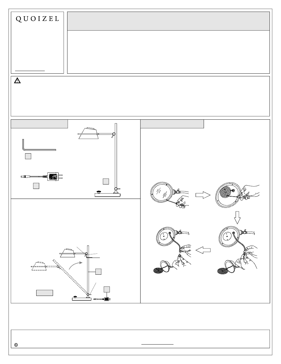 Quoizel VVSP6222BN Vivid Collection Spencer User Manual | 2 pages