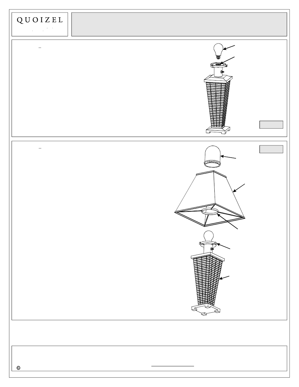 Quoizel CKWR1745T Weaver User Manual | Page 3 / 3