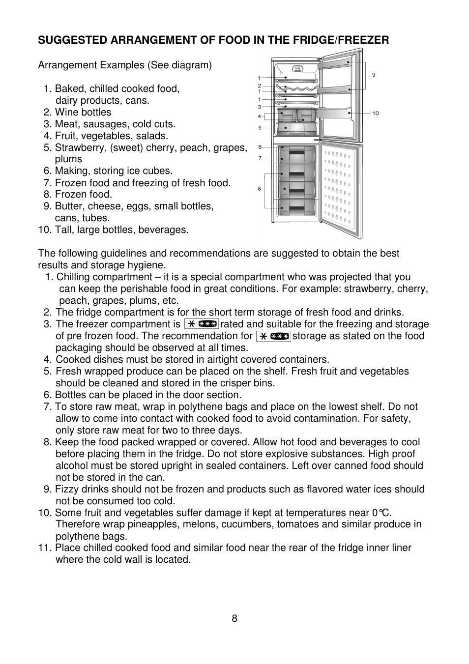 Beko CDA660F User Manual | Page 8 / 16