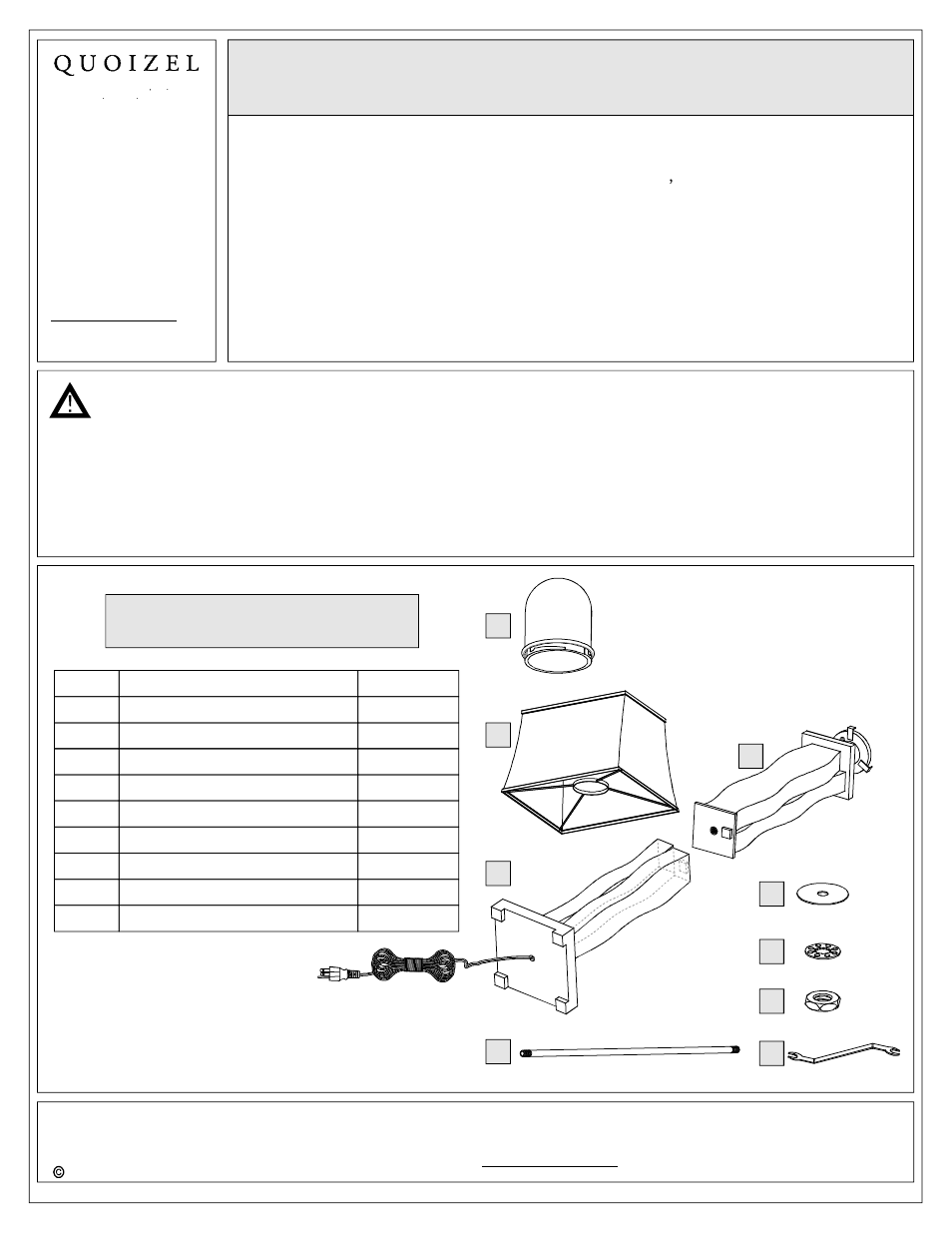 Quoizel CKBK1744F Brodrick User Manual | 3 pages