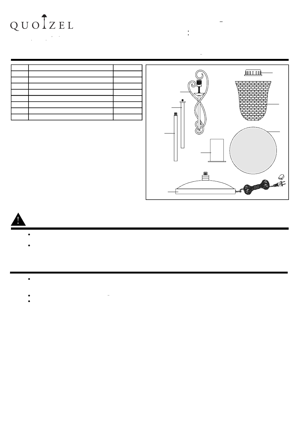 Quoizel MY9472ML Monterey Mosaic User Manual | 2 pages