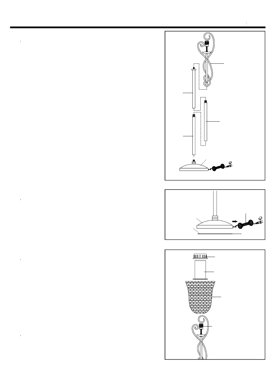Installation instructions, Step 1, Step 2 | Step 3, Step 4 | Quoizel MY9472ML Monterey Mosaic User Manual | Page 2 / 2