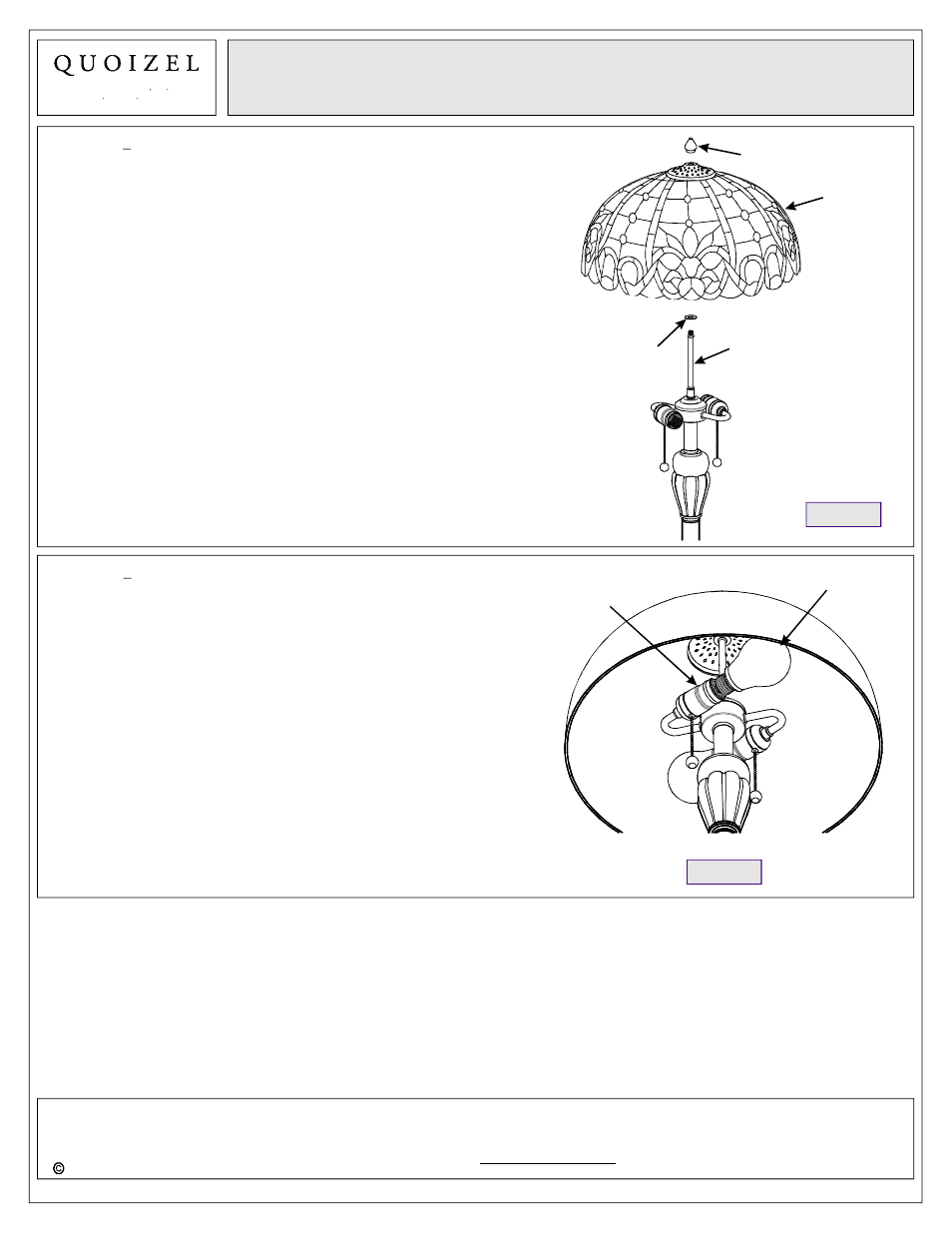 Quoizel TF1440FRS Tiffany User Manual | Page 4 / 4