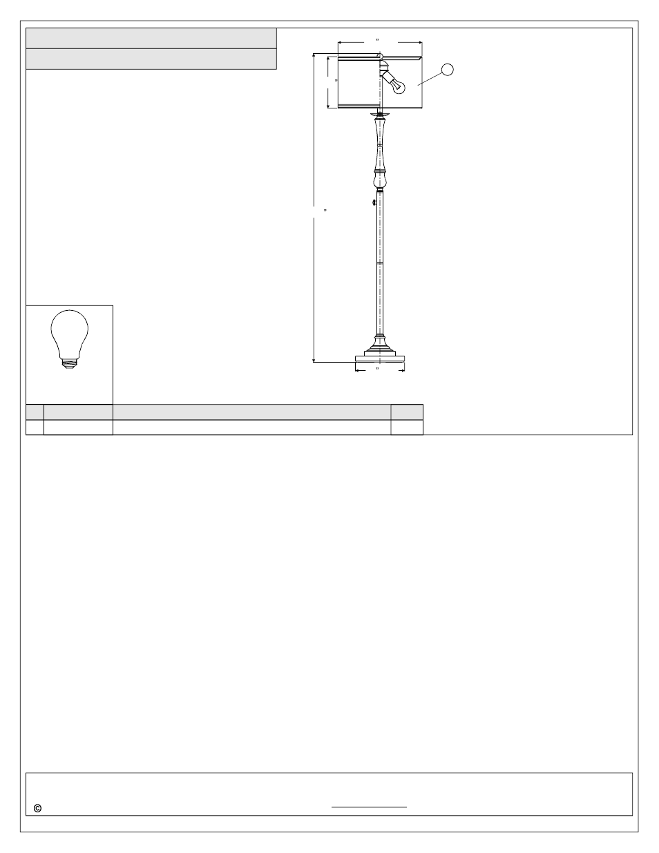 Quoizel VVAM9362BN Vivid Collection Ambrose User Manual | Page 2 / 2