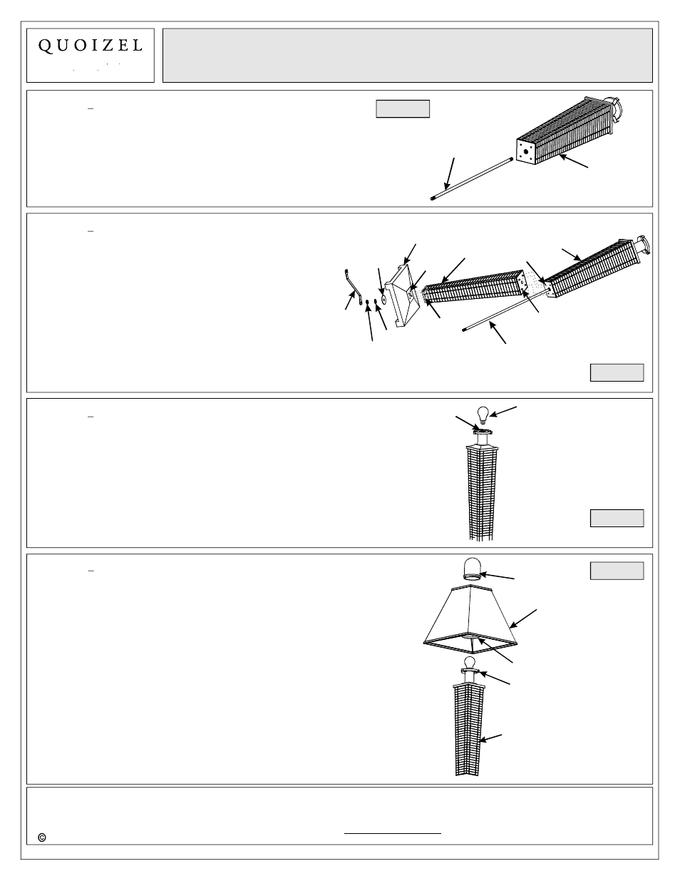 Quoizel CKWR1745F Weaver User Manual | Page 3 / 3