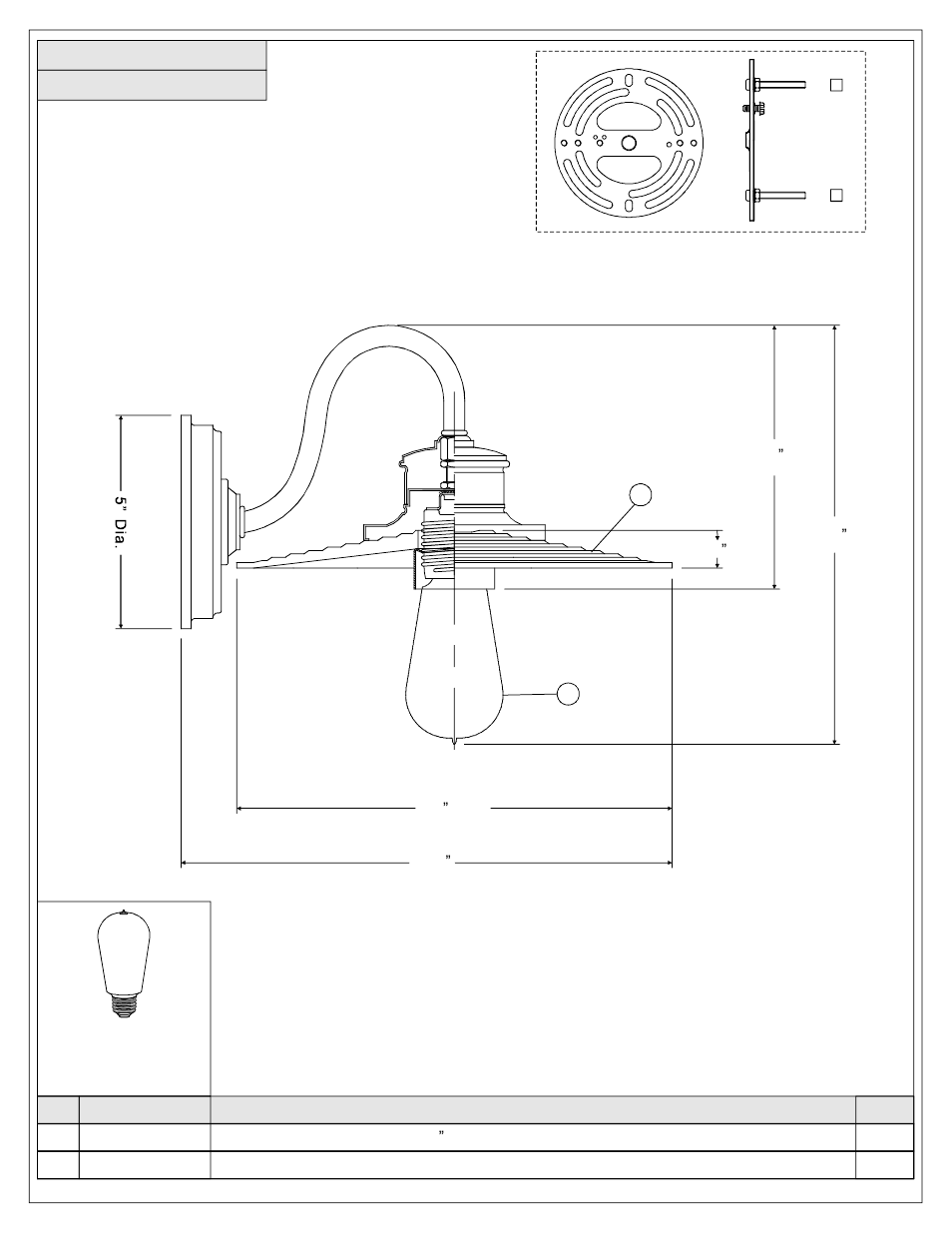 Quoizel ADM8701AN Admiral User Manual | Page 2 / 5