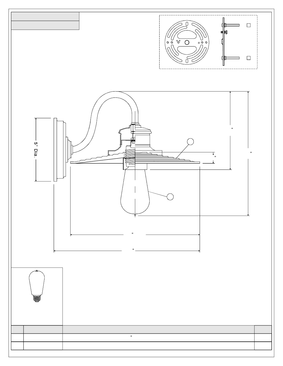 Quoizel ADM8701IB Admiral User Manual | Page 2 / 5