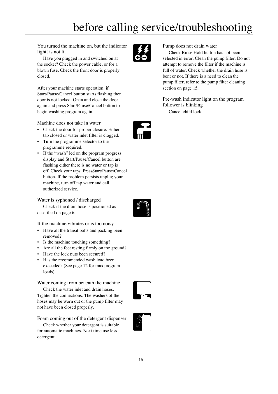 Beko WMA 520 S User Manual | Page 17 / 20