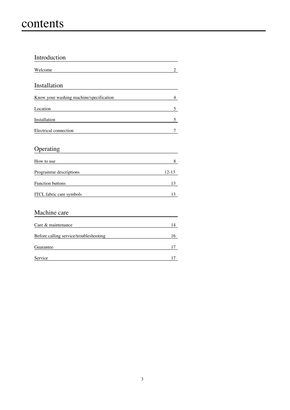 Beko WMA 520 S User Manual | Page 4 / 20