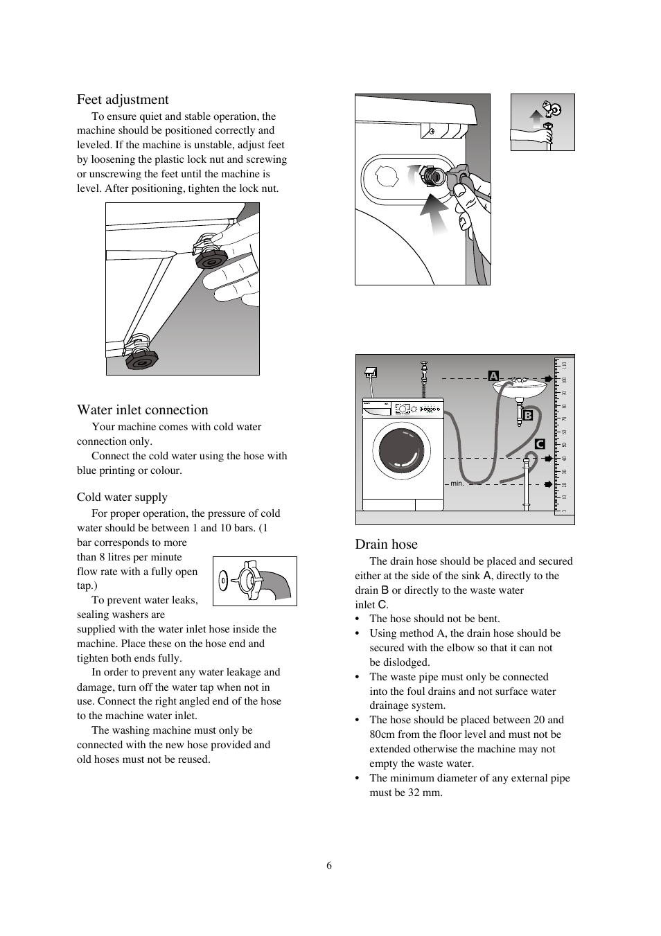 Beko WMA 520 S User Manual | Page 7 / 20