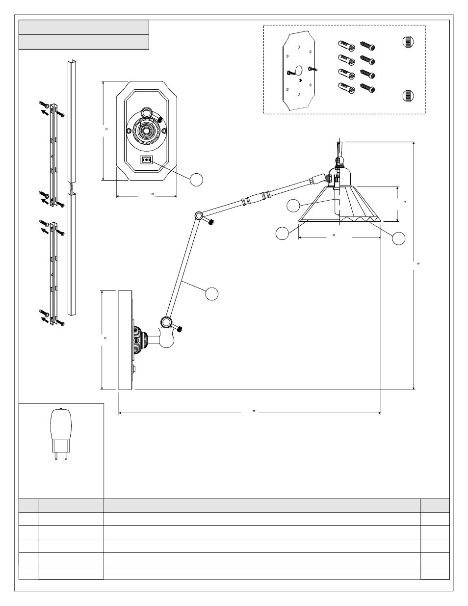Quoizel TF8156Z Tiffany User Manual | Page 2 / 6