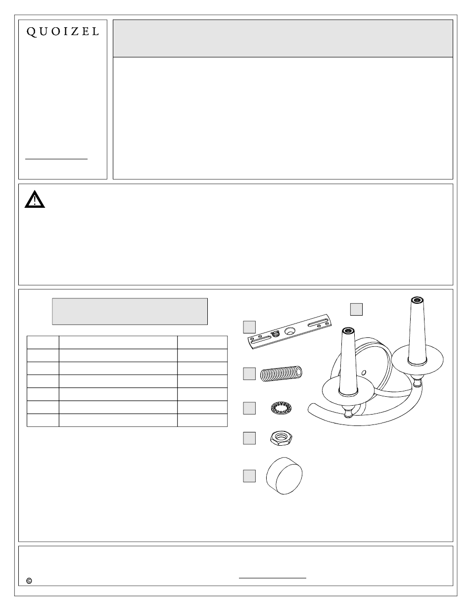 Quoizel VYR8702ML Voyager User Manual | 4 pages