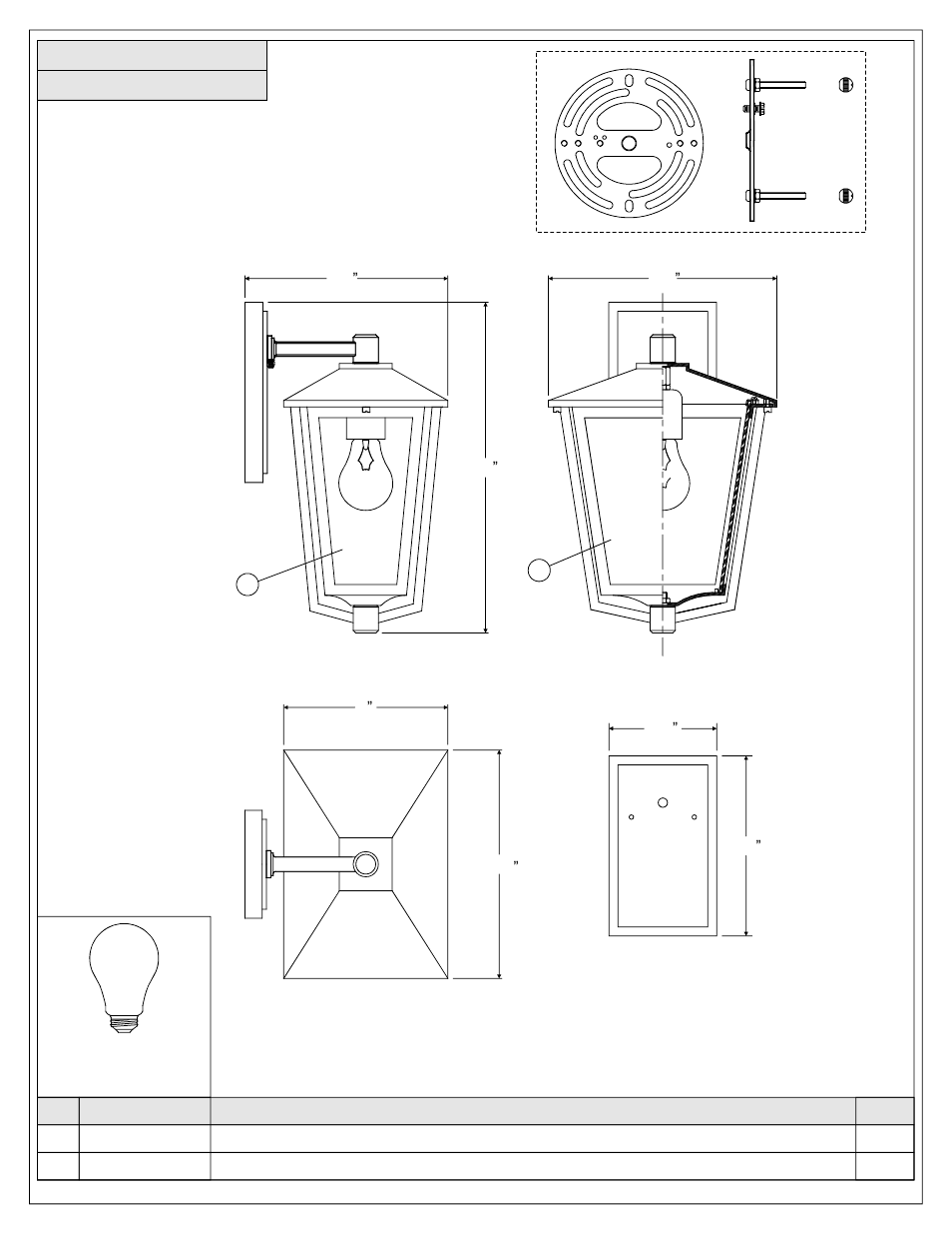 Quoizel ALF8408IB Alfresco User Manual | Page 2 / 5