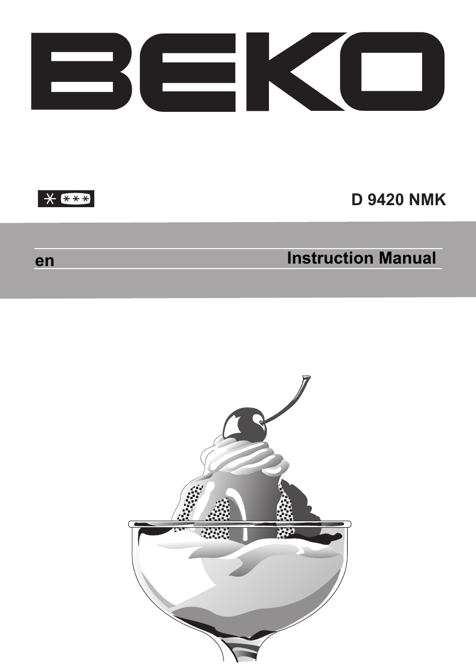Beko D 9420 NMK User Manual | 14 pages