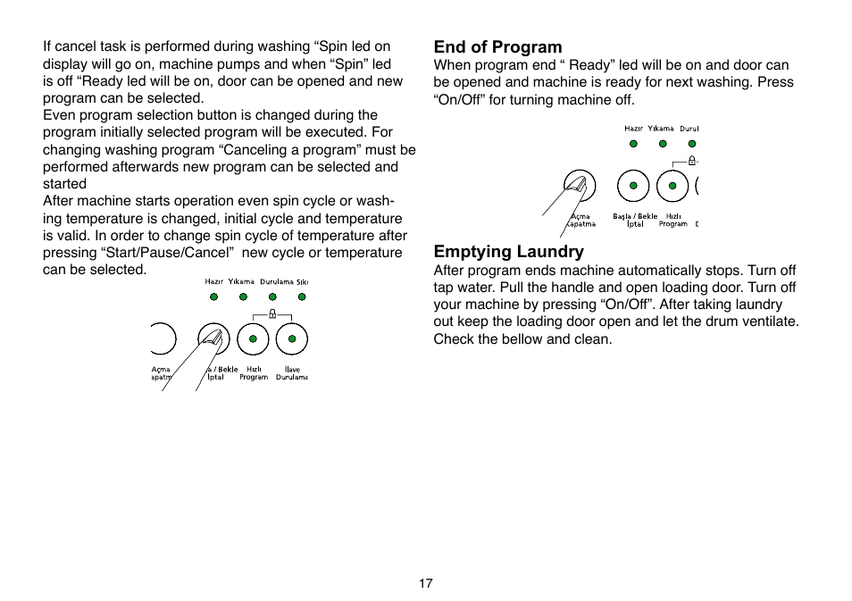 Beko D 5101 B User Manual | Page 17 / 24