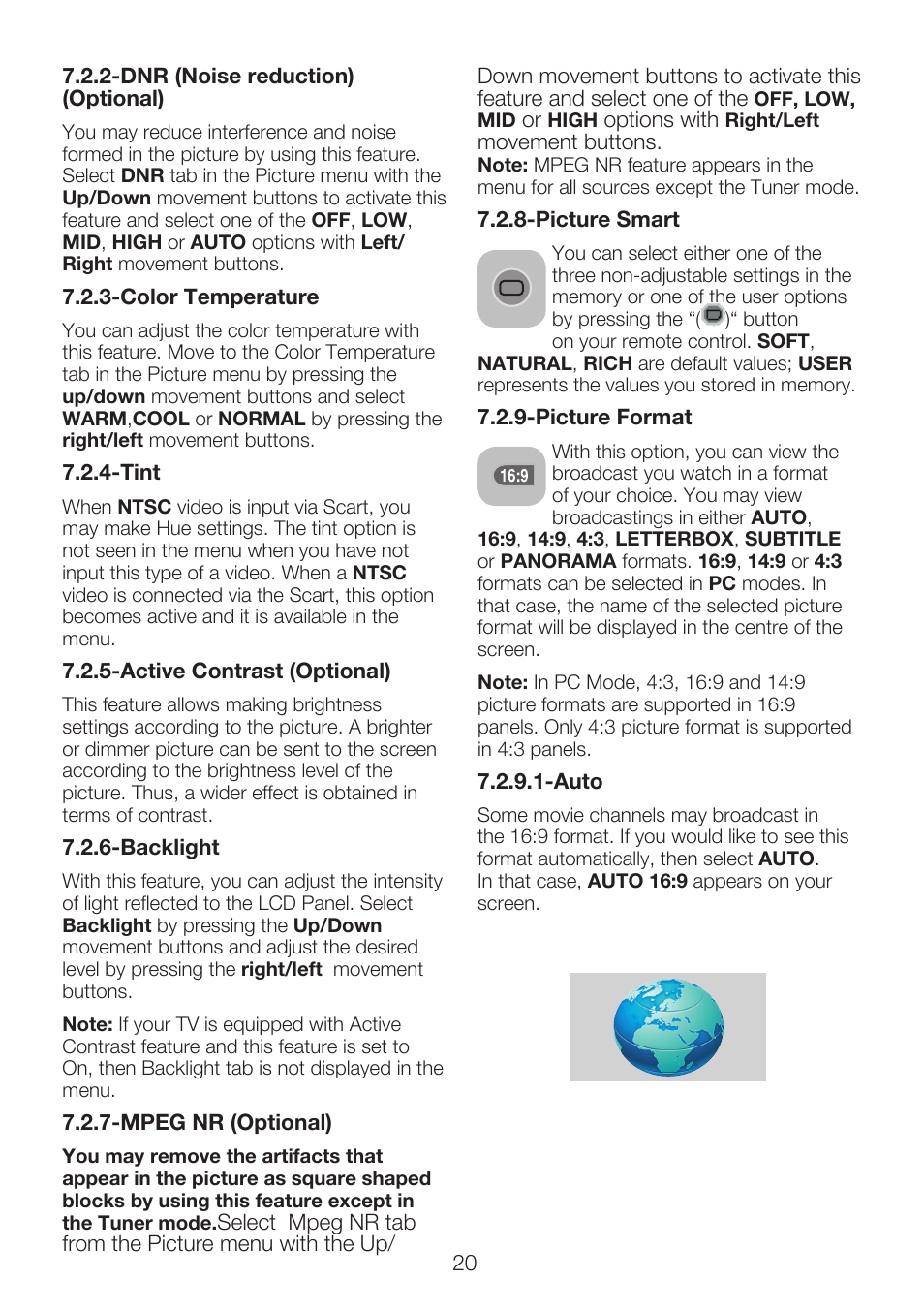 Beko 40WLU530HID User Manual | Page 22 / 36