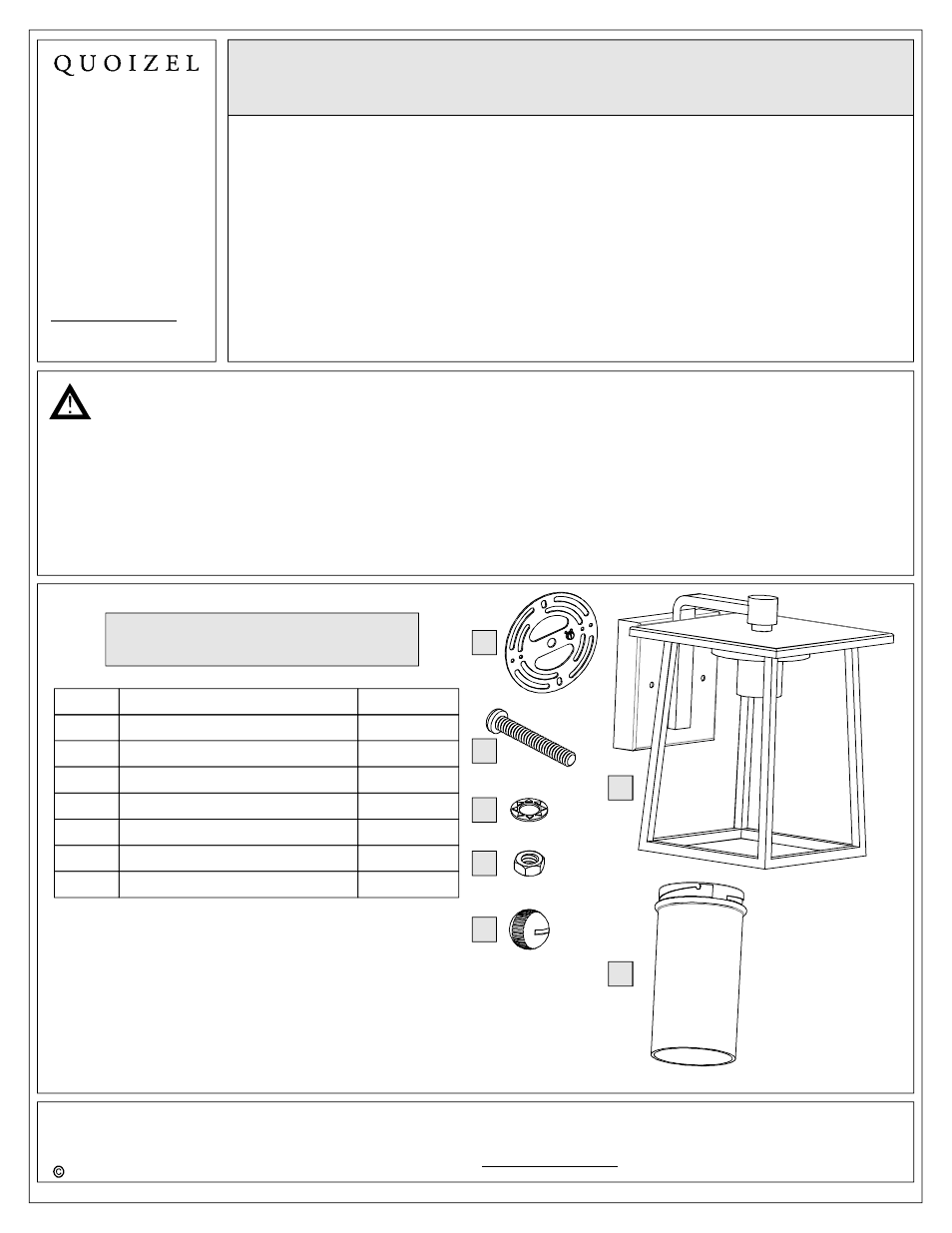 Quoizel LDG8406K Lodge User Manual | 5 pages