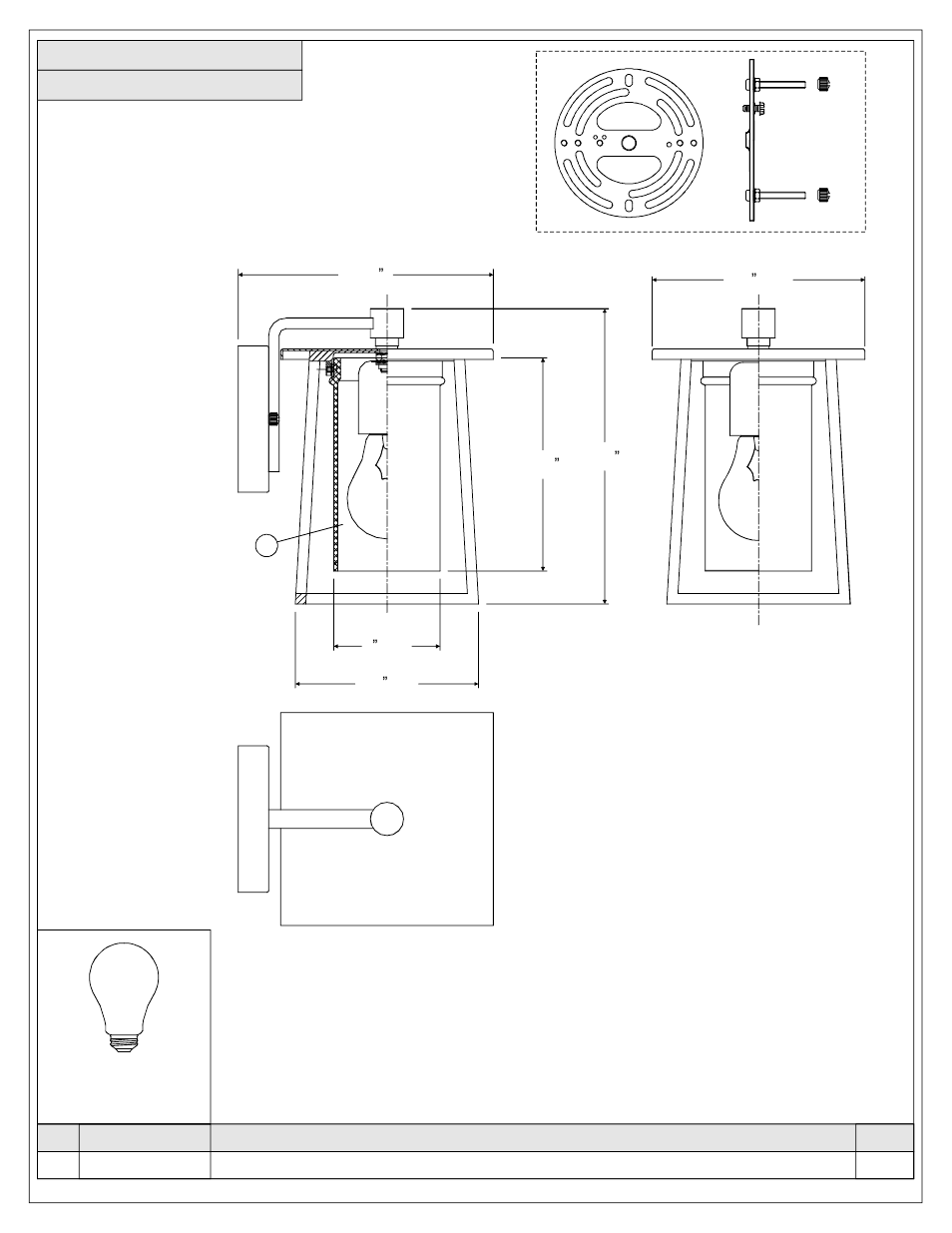 Quoizel LDG8406K Lodge User Manual | Page 2 / 5