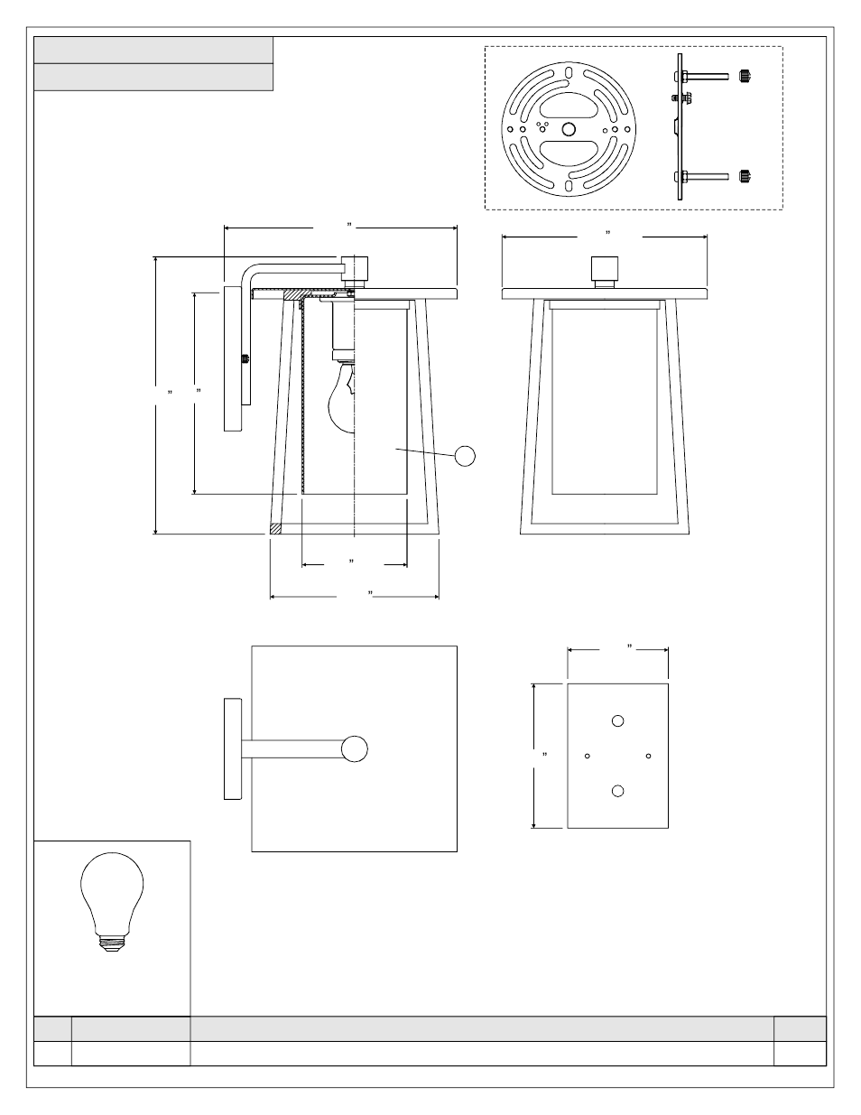 Quoizel LDG8409K Lodge User Manual | Page 2 / 5