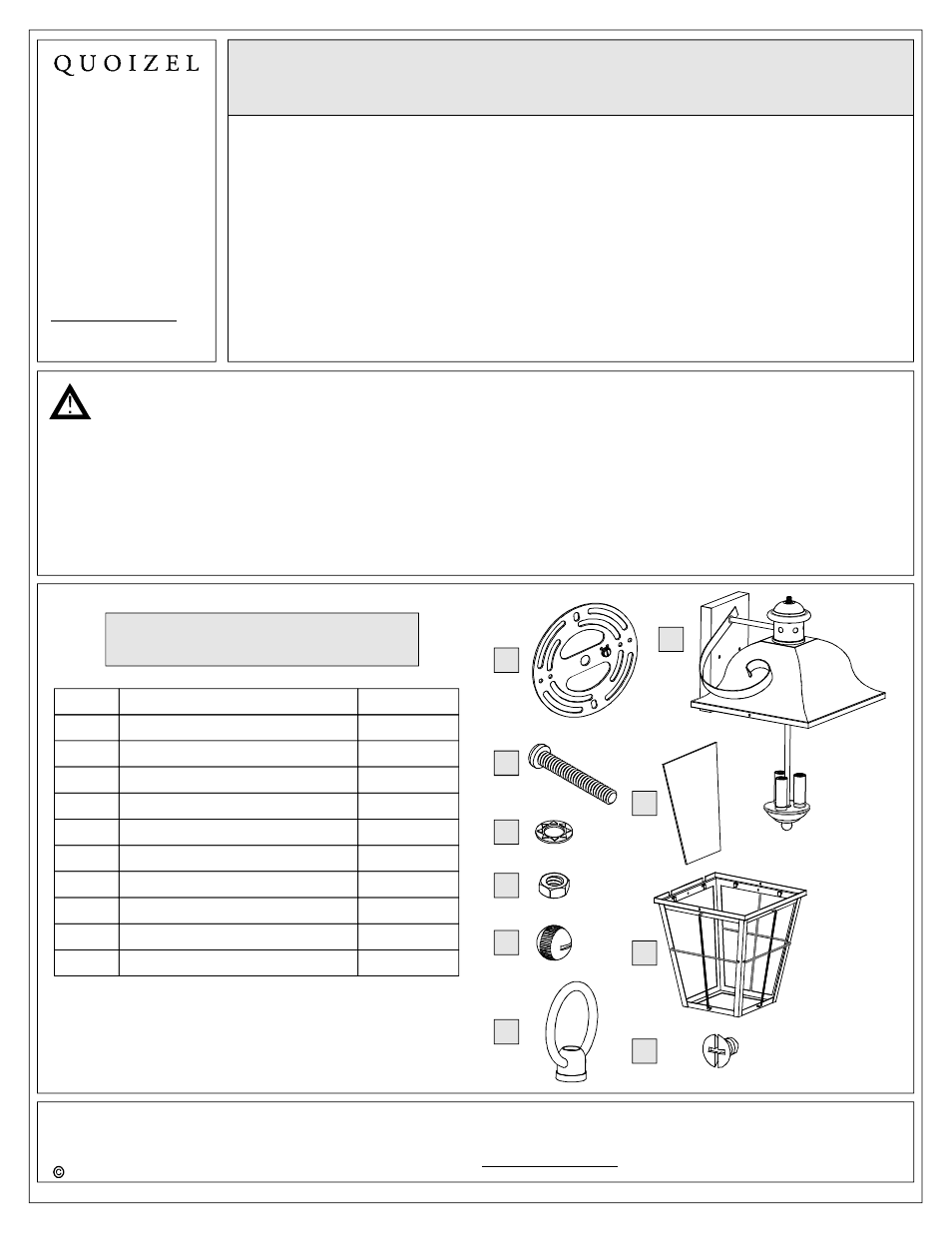 Quoizel MHE8410K Millhouse User Manual | 6 pages