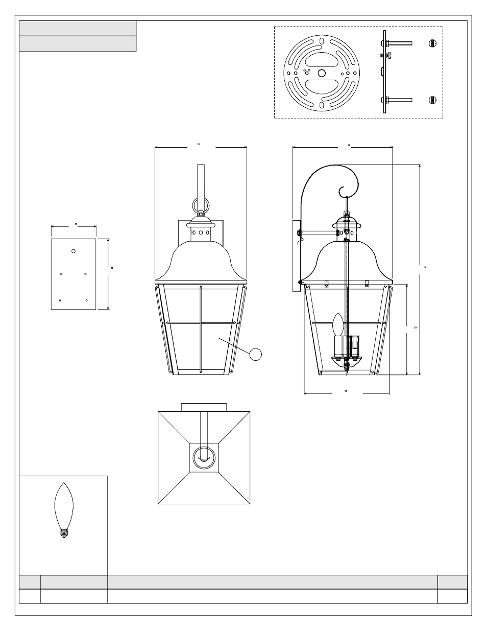 Quoizel MHE8410K Millhouse User Manual | Page 2 / 6