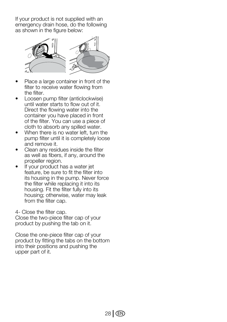 Beko WMA 767 S User Manual | Page 28 / 36