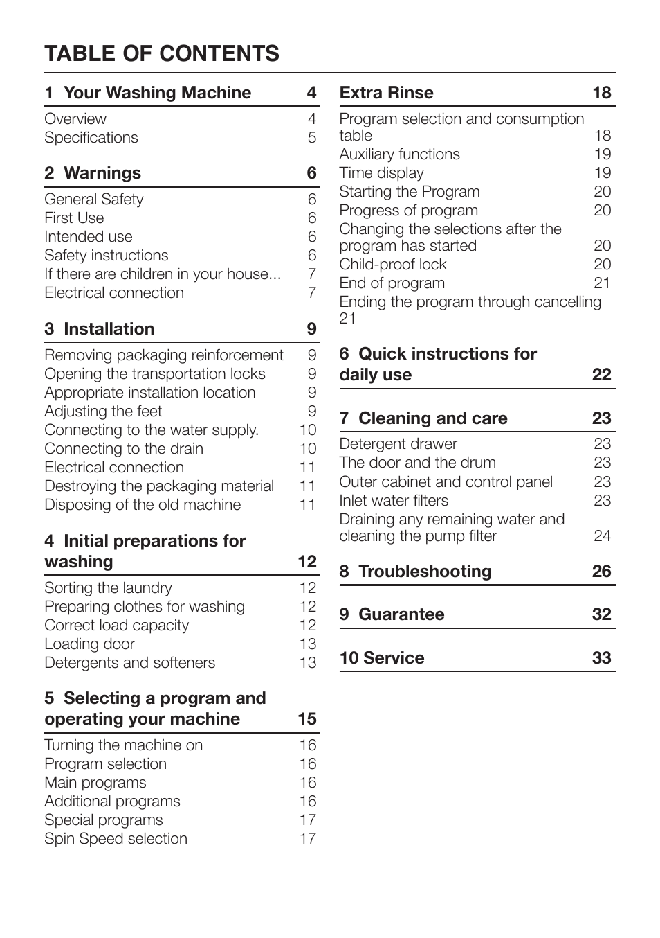 Beko WMXD 760 S User Manual | Page 3 / 36