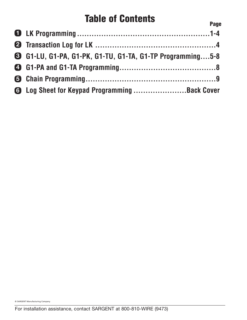 SARGENT Profile Series v.G1.5 Exit Devices User Manual | Page 2 / 12