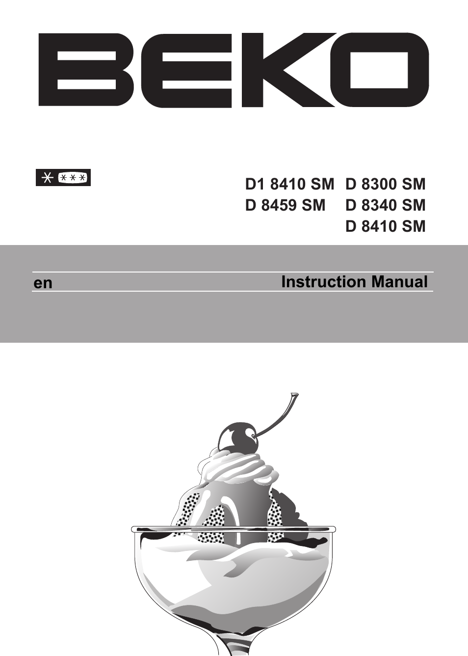 Beko D 8300 SM User Manual | 14 pages