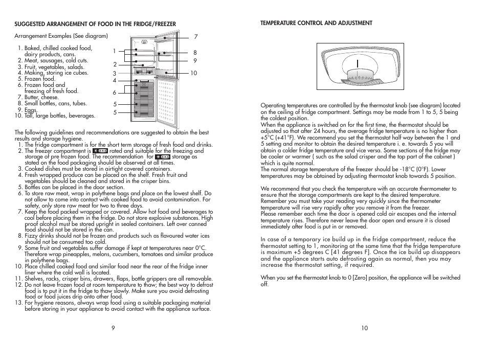 Beko FROST FREE COMBI CDA 647 F User Manual | Page 6 / 11