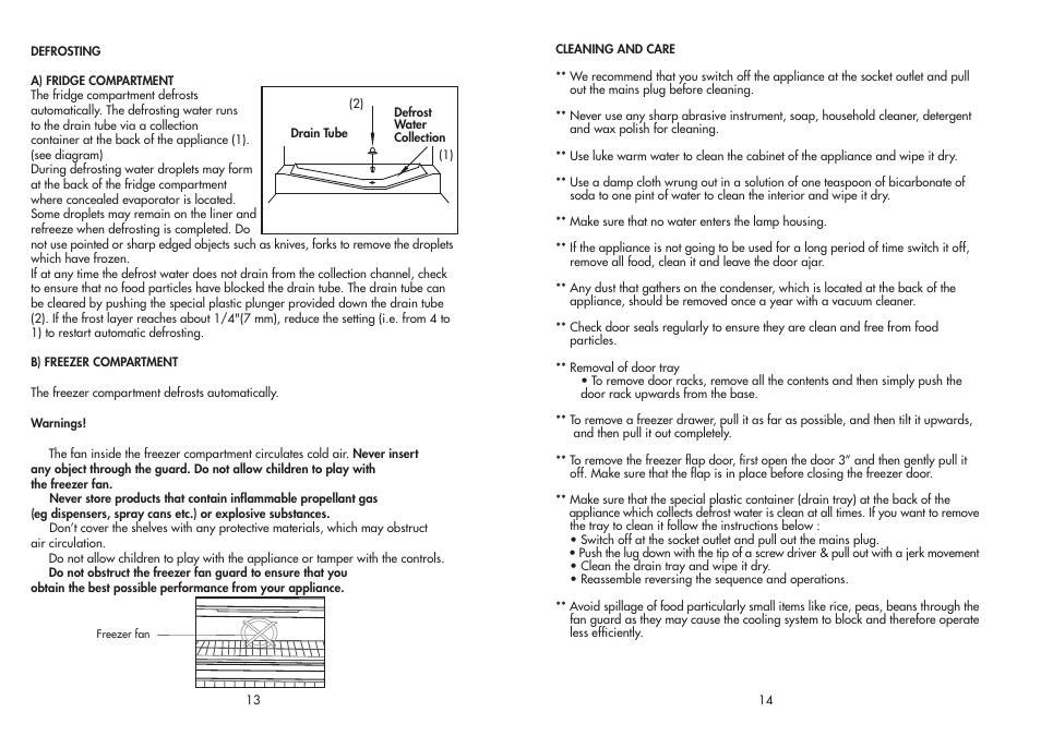 Beko FROST FREE COMBI CDA 647 F User Manual | Page 8 / 11
