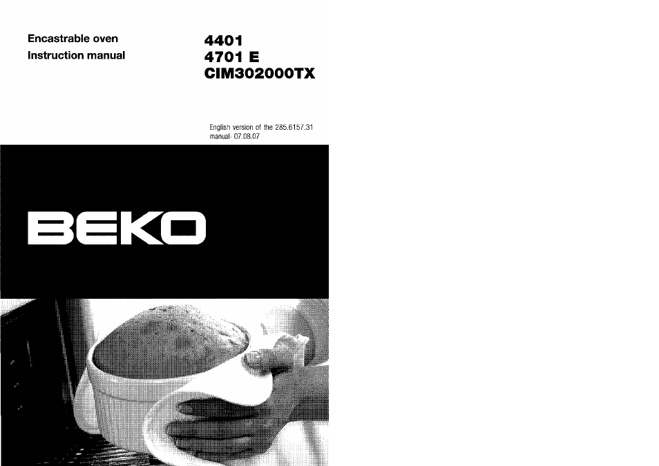 Beko 4401 User Manual | 24 pages