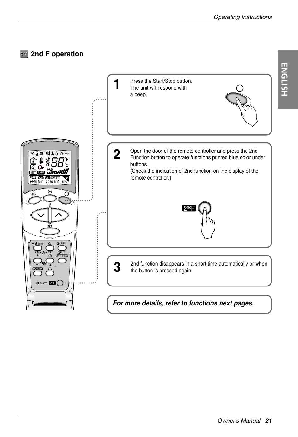 English | Beko LG-BKE 7800 D User Manual | Page 21 / 29