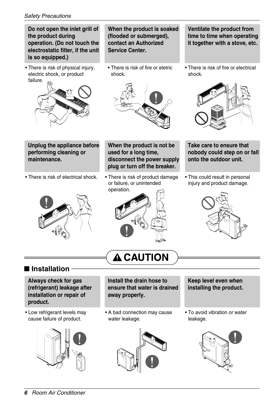 Installation | Beko LG-BKE 7800 D User Manual | Page 6 / 29
