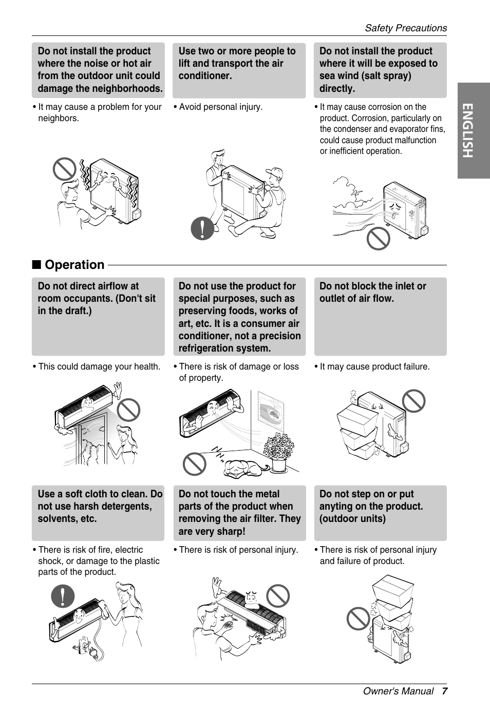 English, Operation | Beko LG-BKE 7800 D User Manual | Page 7 / 29