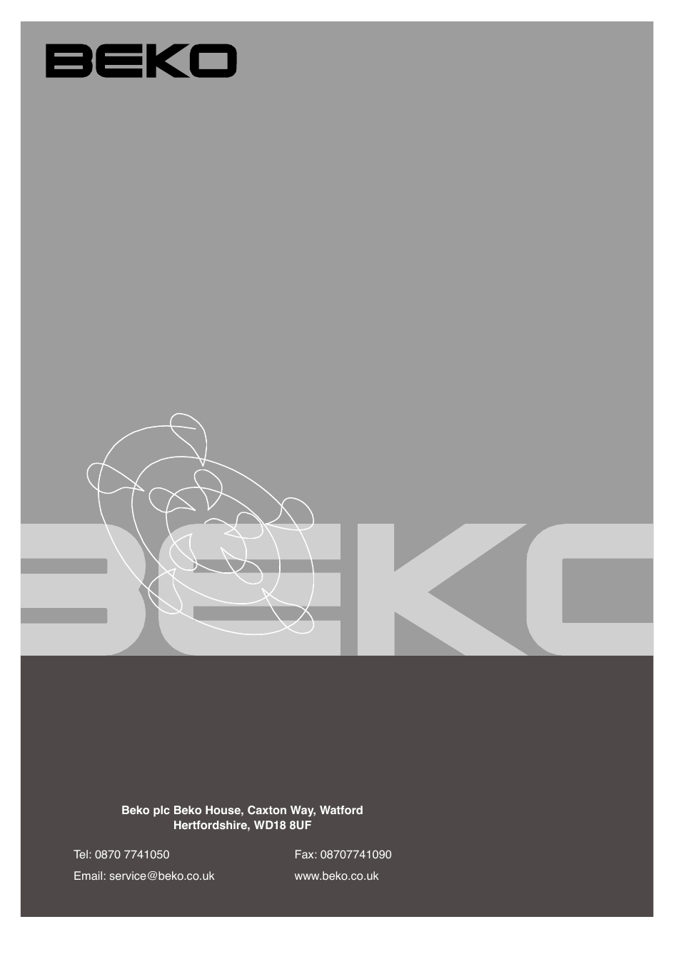 Beko WMA 510 S User Manual | Page 20 / 20