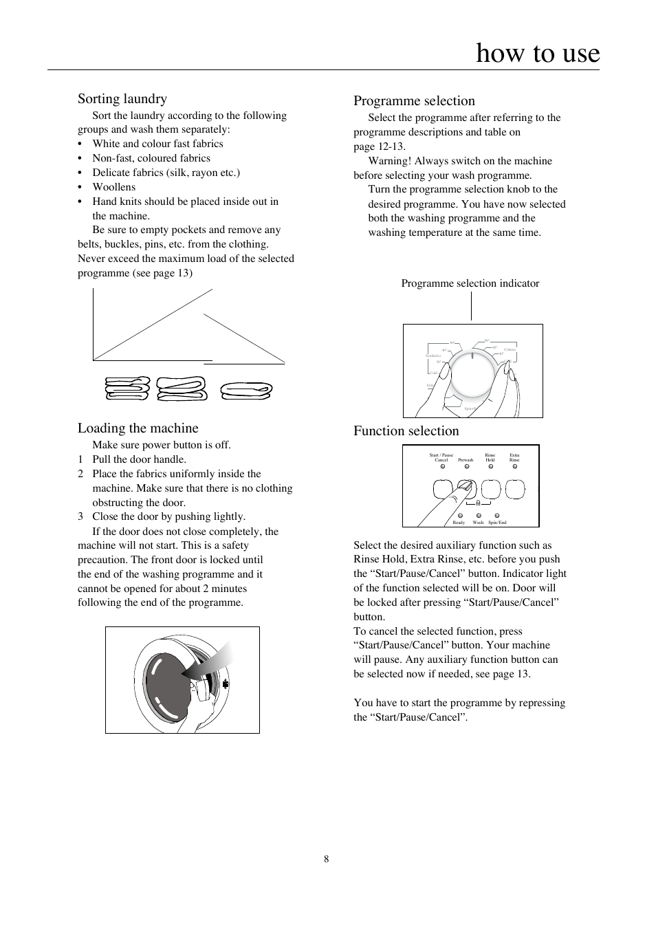 Beko WMA 510 S User Manual | Page 9 / 20