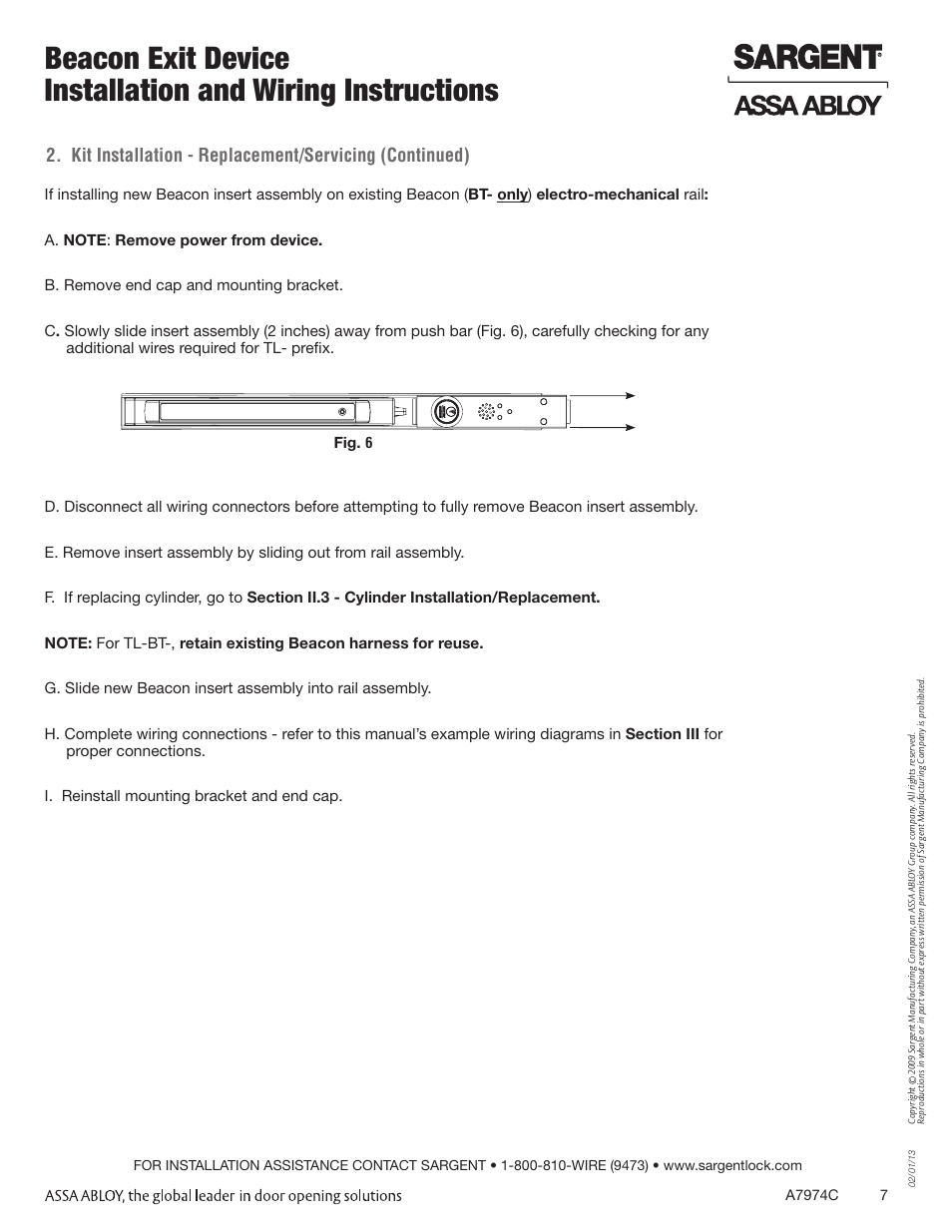 SARGENT BT- Beacon User Manual | Page 7 / 18