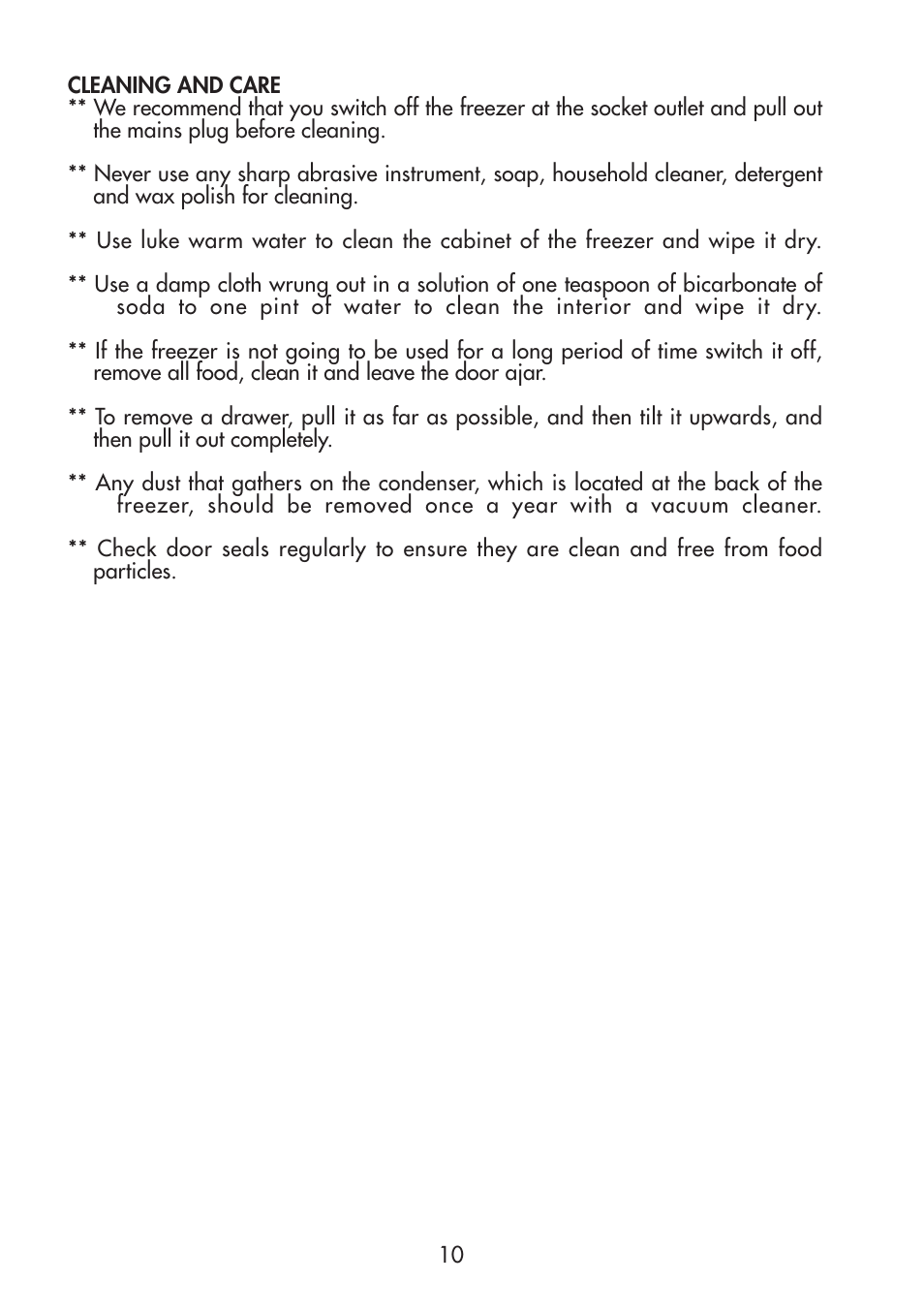 Beko TZDA 504 F User Manual | Page 11 / 16