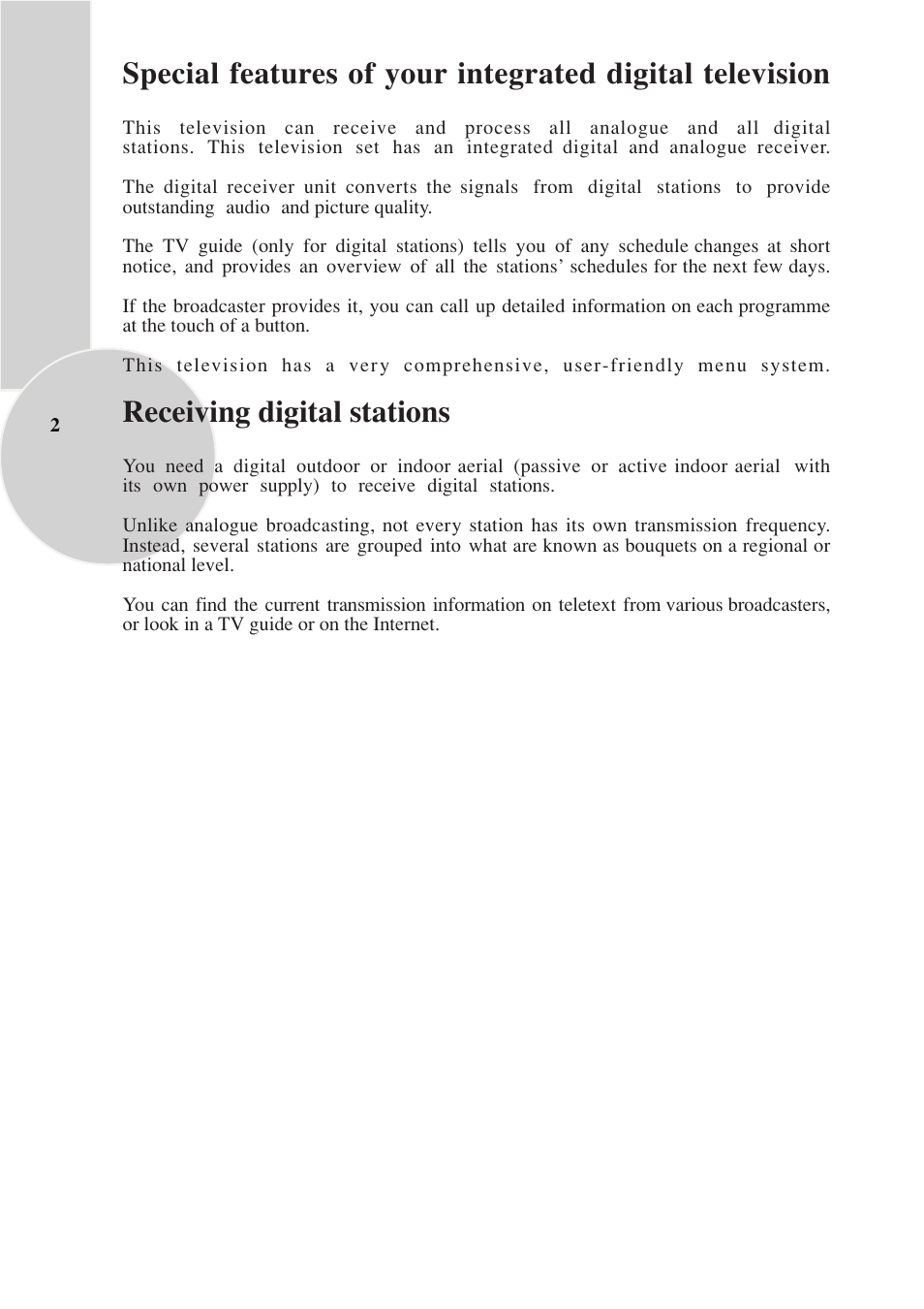 Receiving digital stations | Beko IDTV 28C769IDS User Manual | Page 3 / 37
