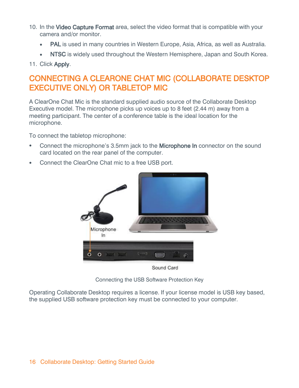 ClearOne Collaborate Desktop Quick-Start User Manual | Page 16 / 28