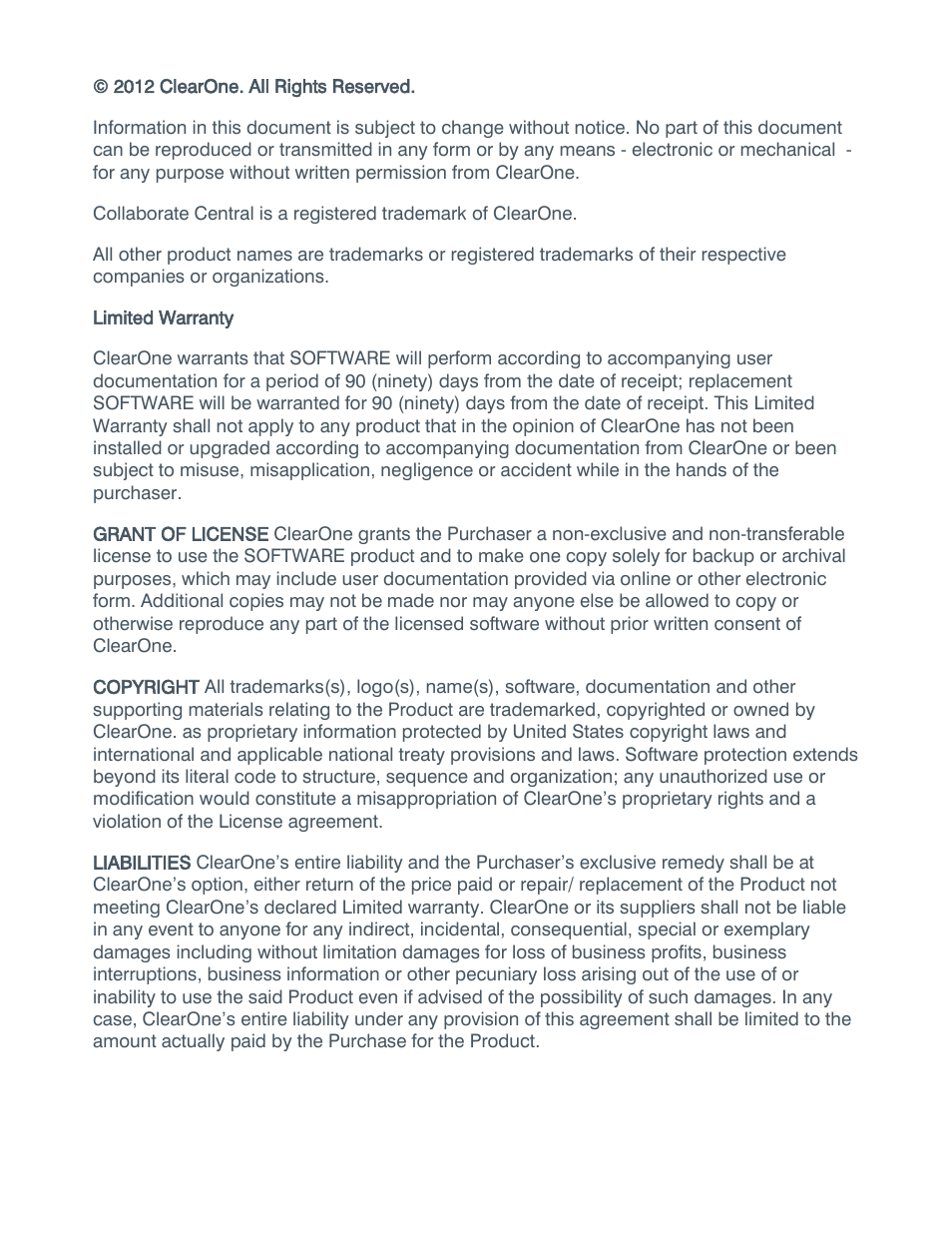 ClearOne Collaborate Desktop Quick-Start User Manual | Page 5 / 28