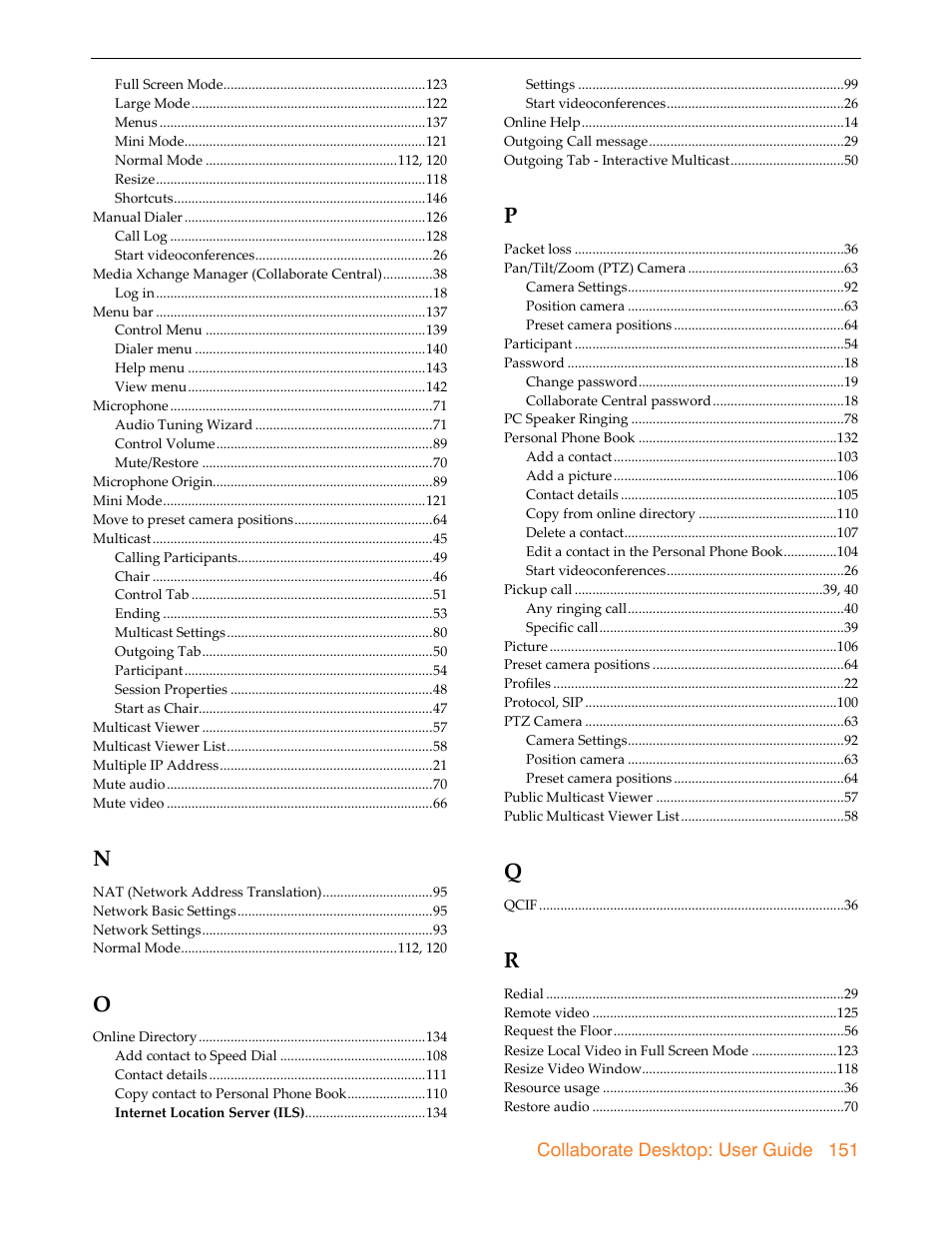 ClearOne Collaborate Desktop User Guide User Manual | Page 151 / 153