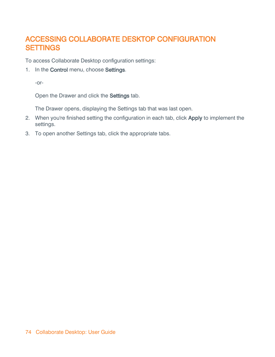 ClearOne Collaborate Desktop User Guide User Manual | Page 74 / 153