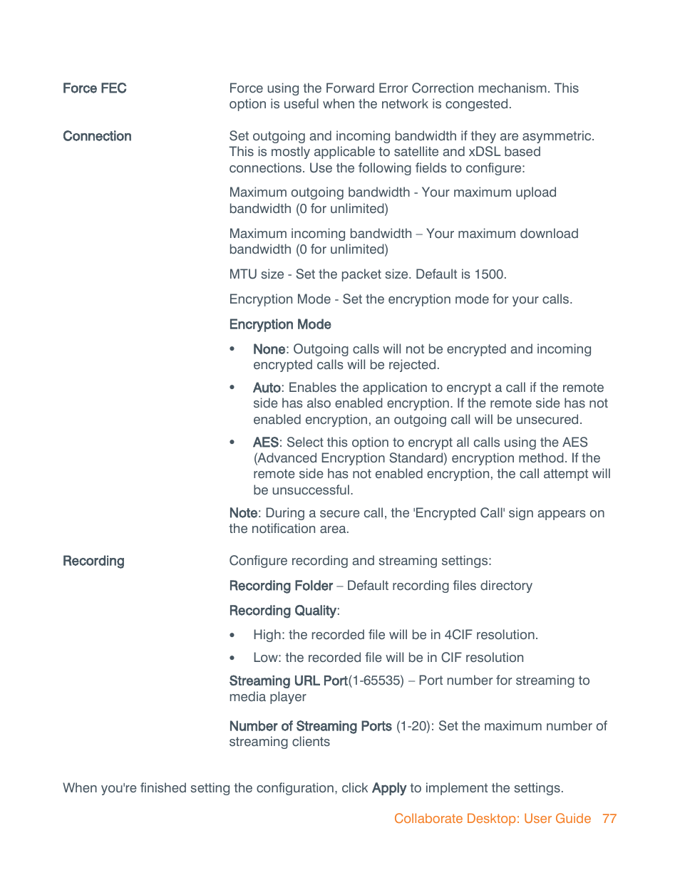 ClearOne Collaborate Desktop User Guide User Manual | Page 77 / 153