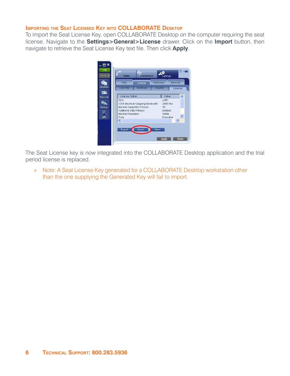 ClearOne Collaborate Seat License Activation User Manual | Page 8 / 10